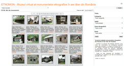 Desktop Screenshot of monumente-etnografice.cimec.ro
