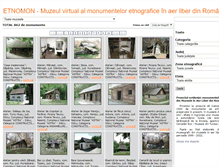 Tablet Screenshot of monumente-etnografice.cimec.ro